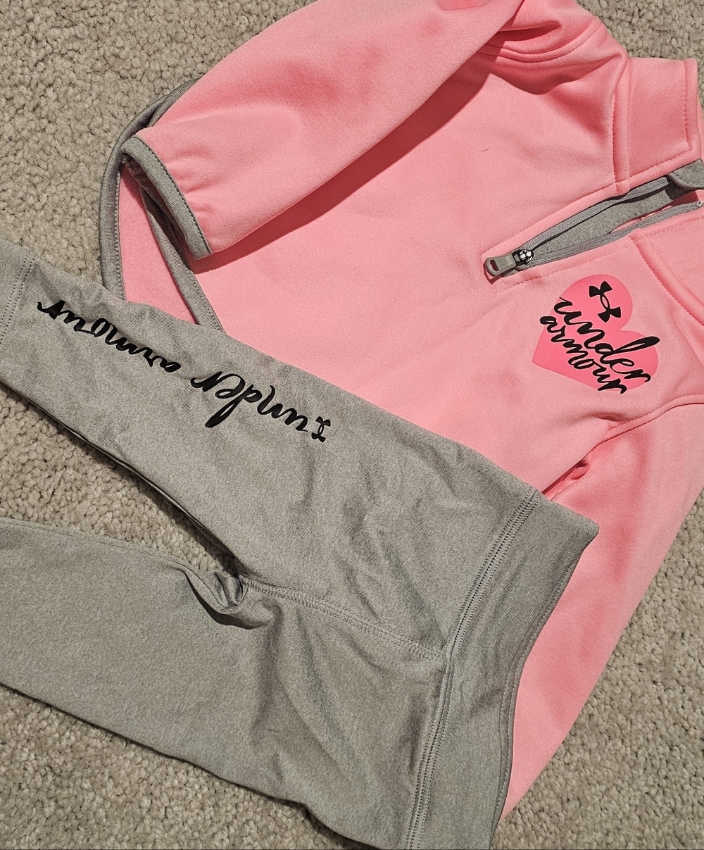 Baby Girls Under armour Jacket With Leggings